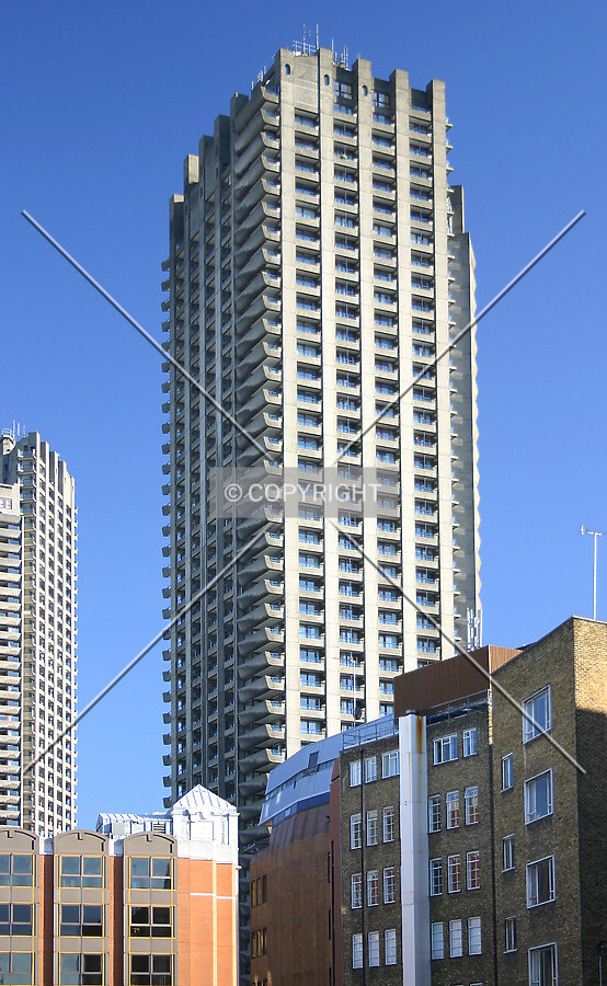Rising above neighbouring buildings
