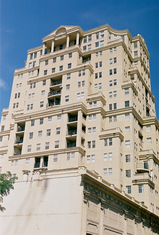 View from the southeast