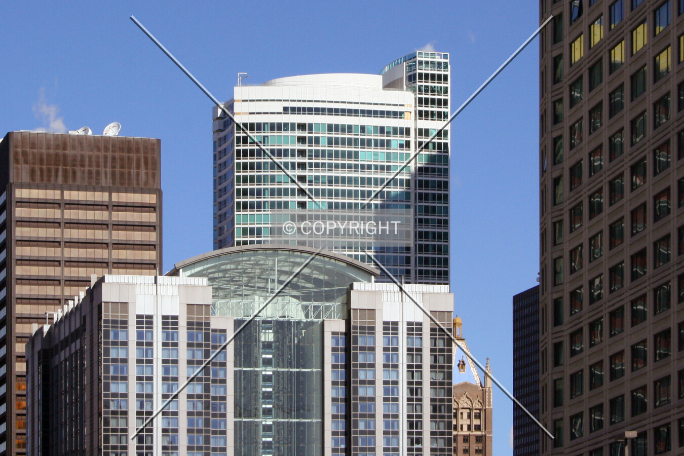 Upper floors seen from the south