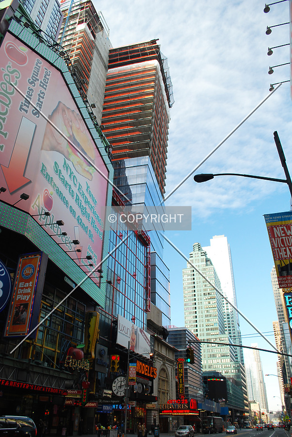 View along West 42nd Street