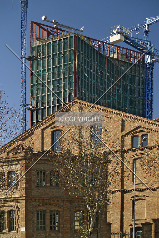 Top floors seen from the east