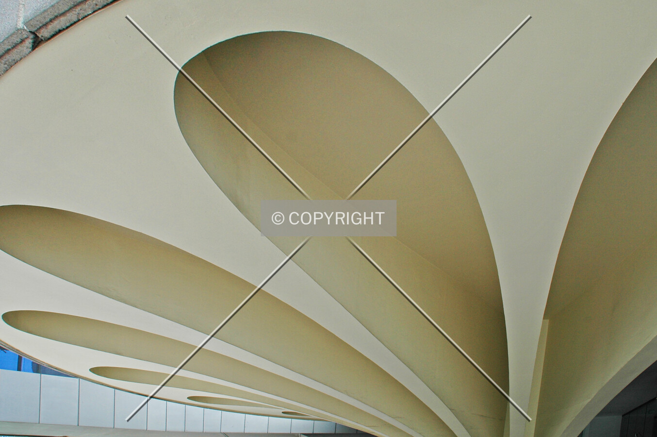 Ceiling detail at the King Street entrance