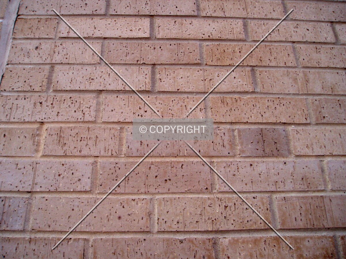 Brick part of the facade at the southwestern part of the base