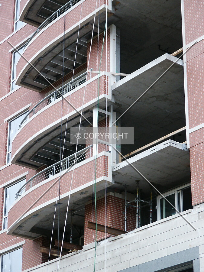 Detail of balconies