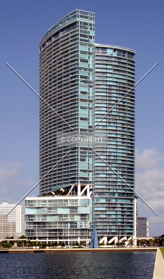 View from the east across Biscayne Boulevard