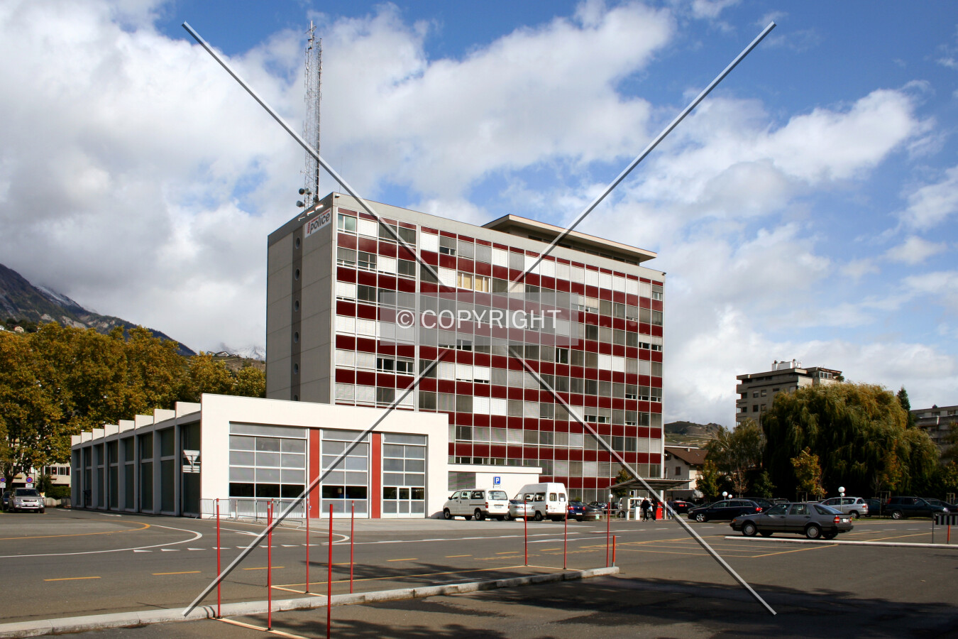 View from the southwest