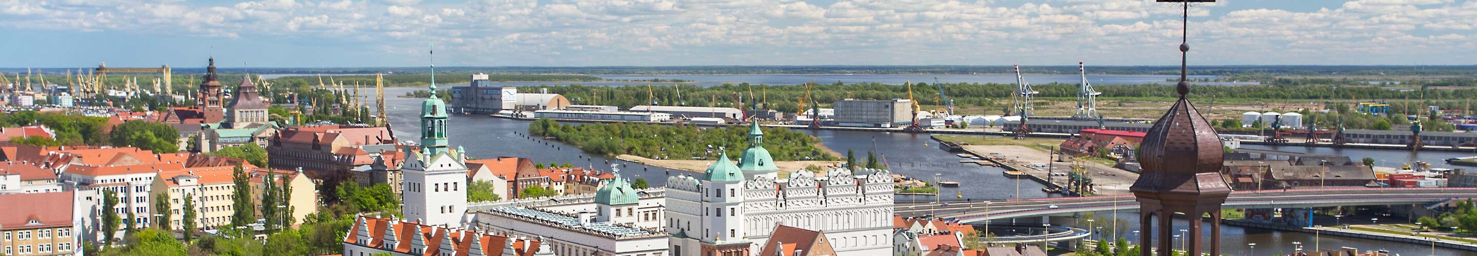 Panorama of Szczecin