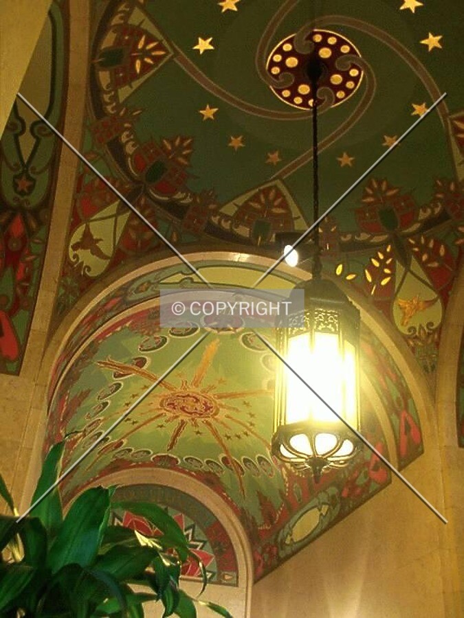 Lobby ceiling