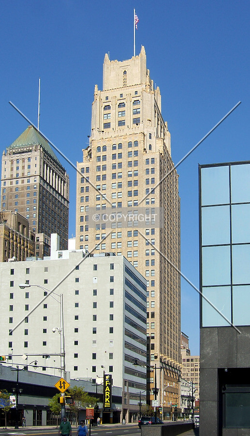 View from the east on Raymond Boulevard