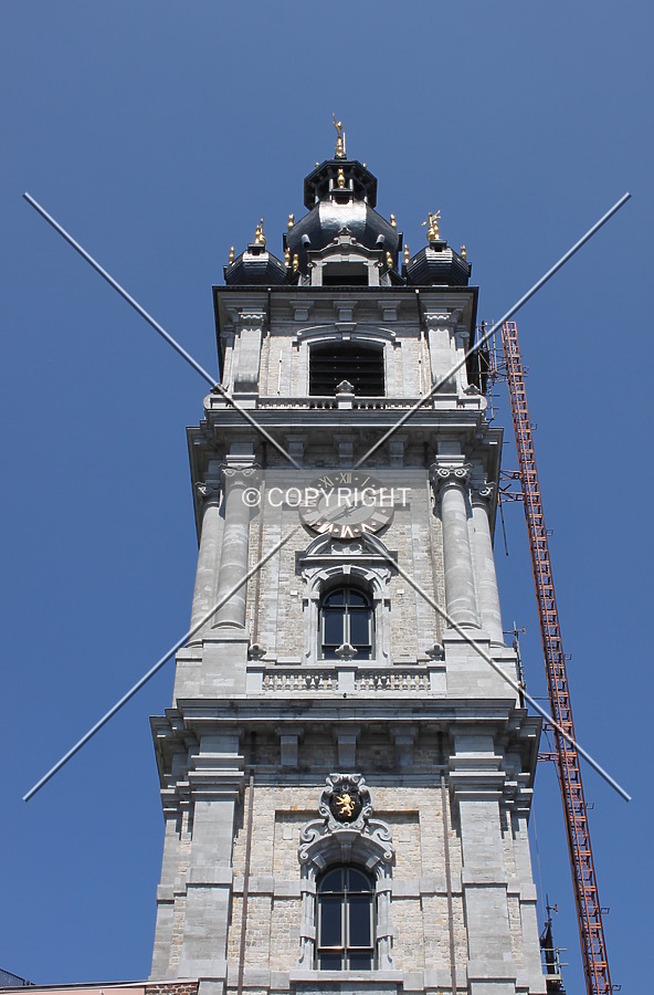 Looking up towards the top from Rue des Gades