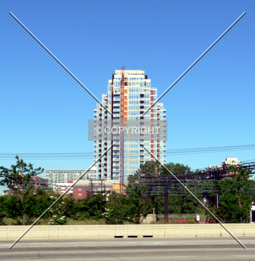 View to the west from Lake Shore Drive