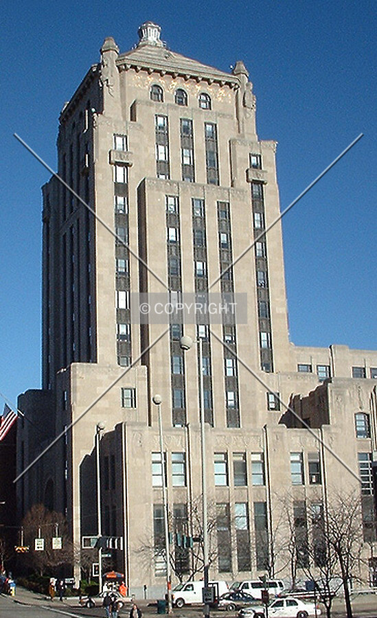 View to the north along Broadway