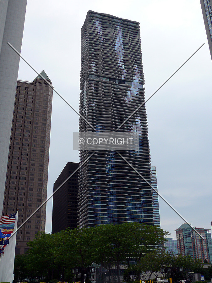 View to the north from Randolph Street