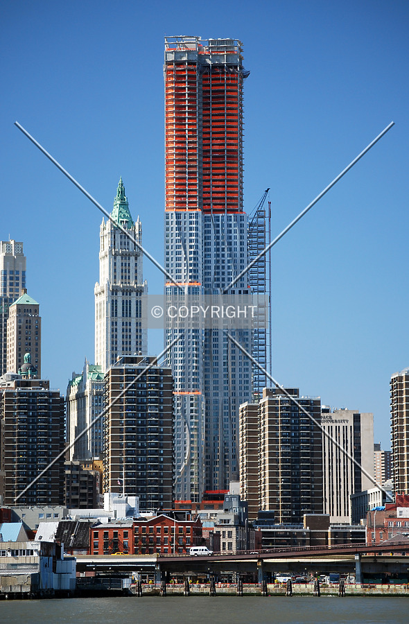 Viewed from the Brooklyn Bridge Park