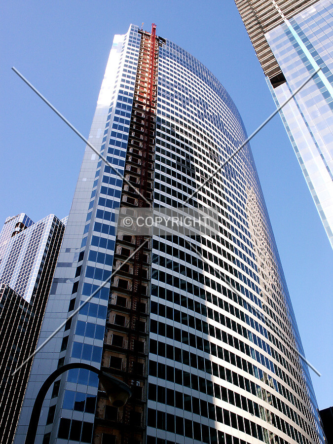 Looking up from the southwest