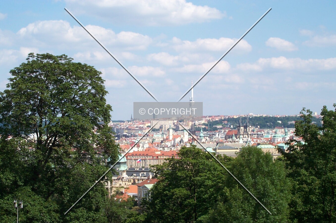 View from the Prague castle complex