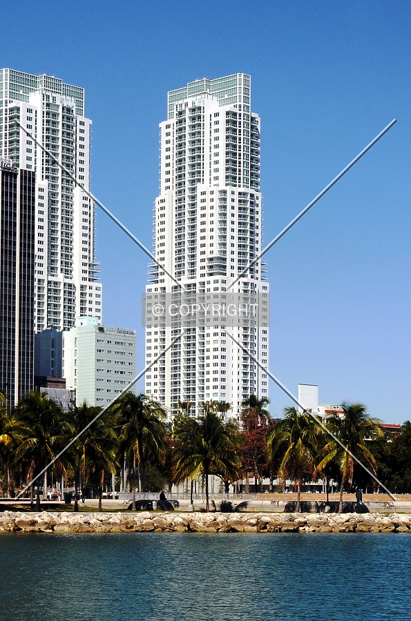 View from the southeast along Biscayne BVay