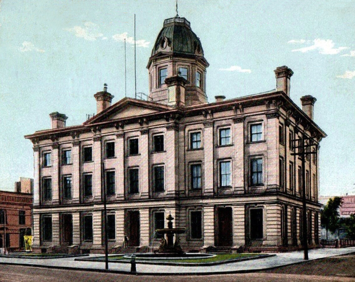 Vintage view from the northwest