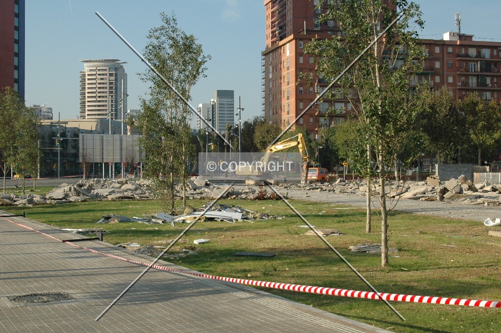 Cleaning the site