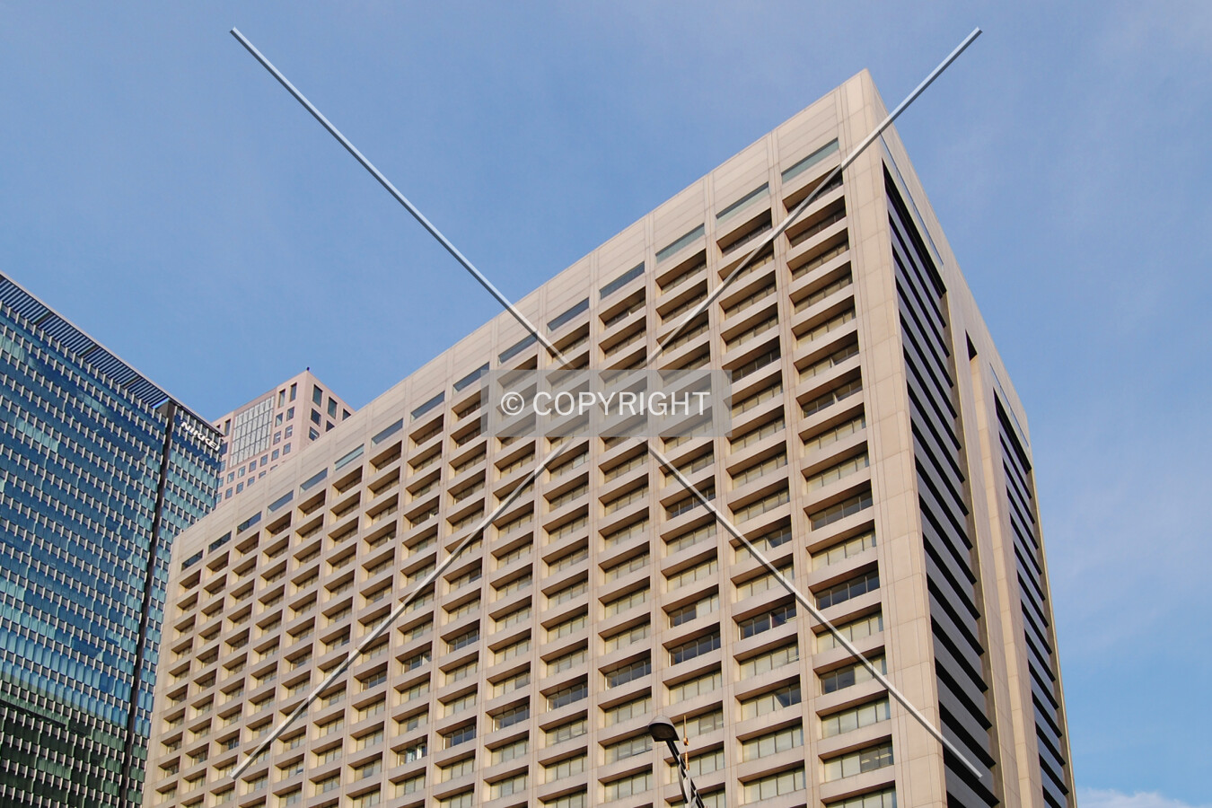 Looking up from the southwest