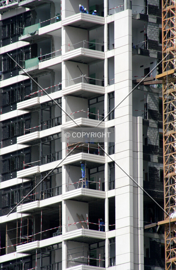View of the balconies
