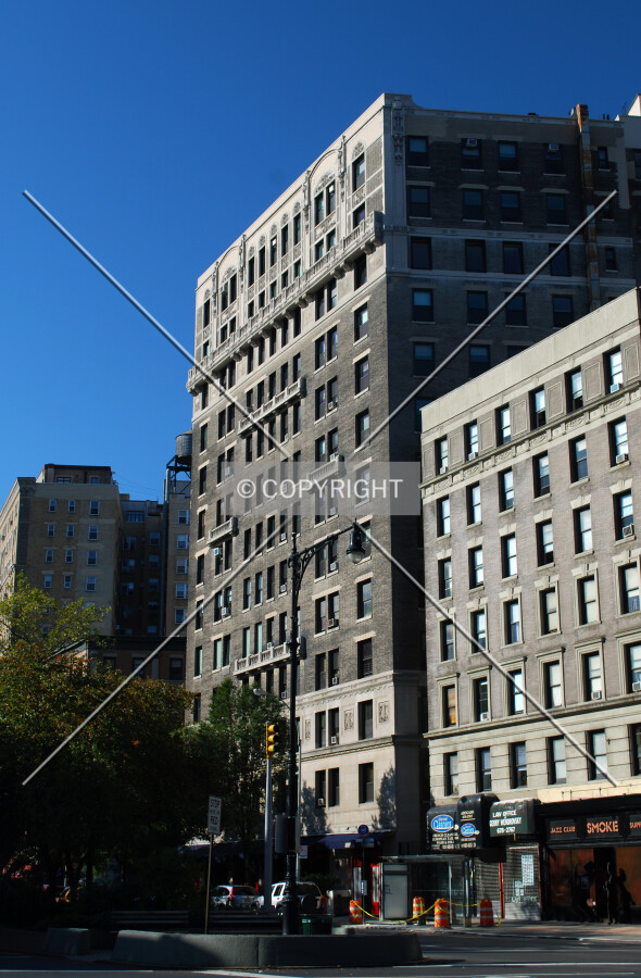 From the northeast looking down Broadway