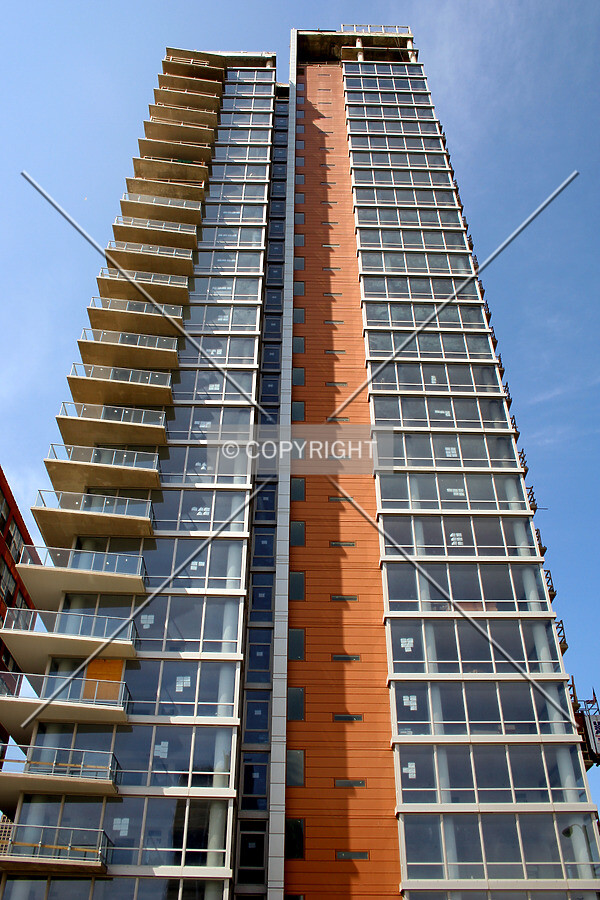 Looking up the south side