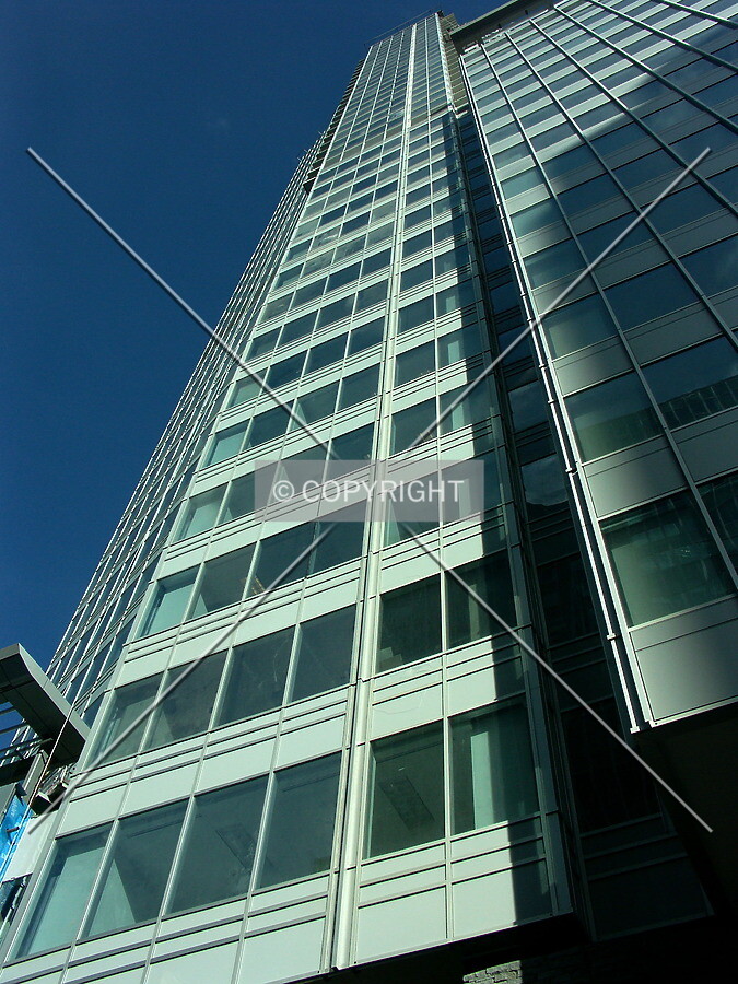 Straight-up the south facade