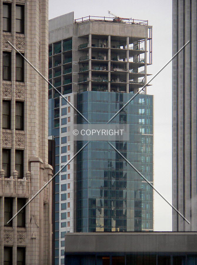 View to the southeast from the 20th floor of 330 North Wabash