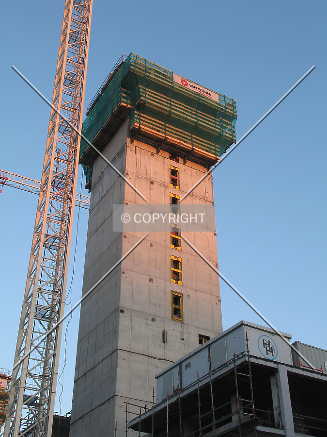One of the cores seen from Karel Doormanstraat