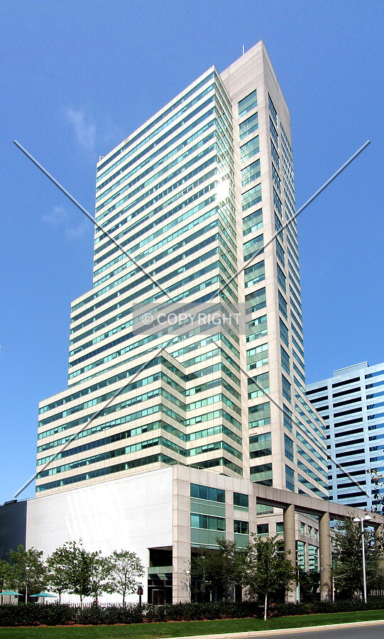 View from the southeast across Washington Boulevard
