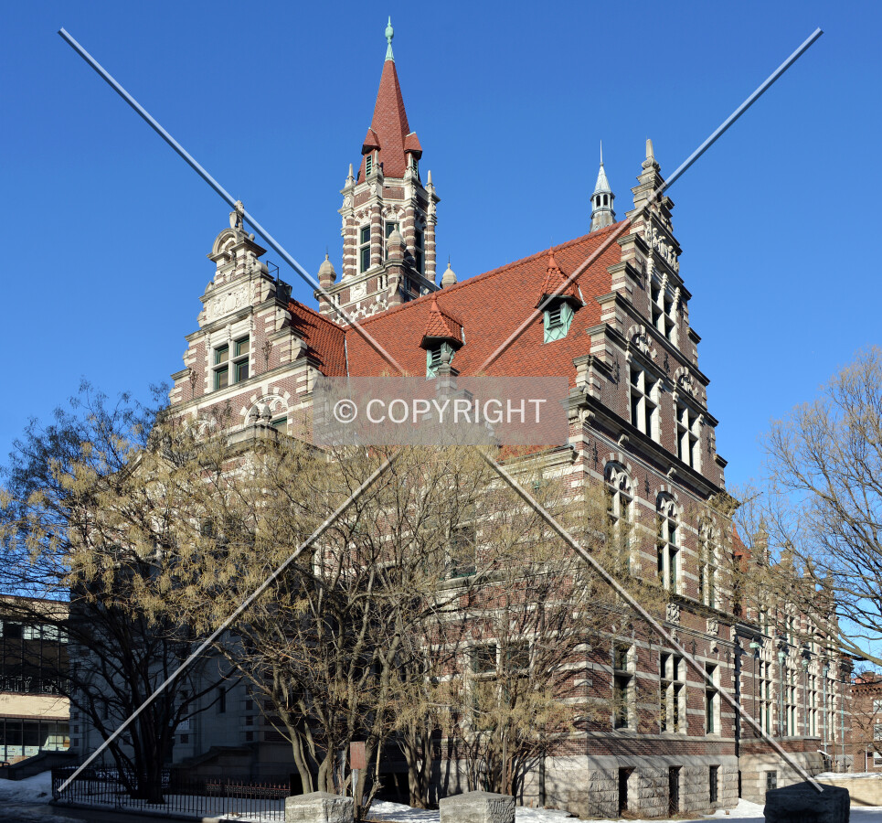 View from the southwest on Hamilton Street