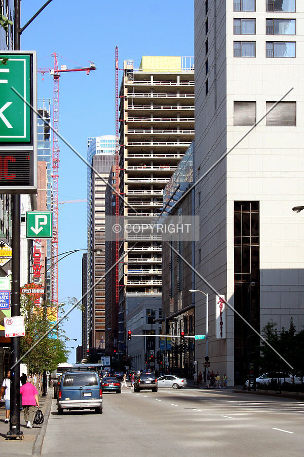 Looking east on Ohio Street