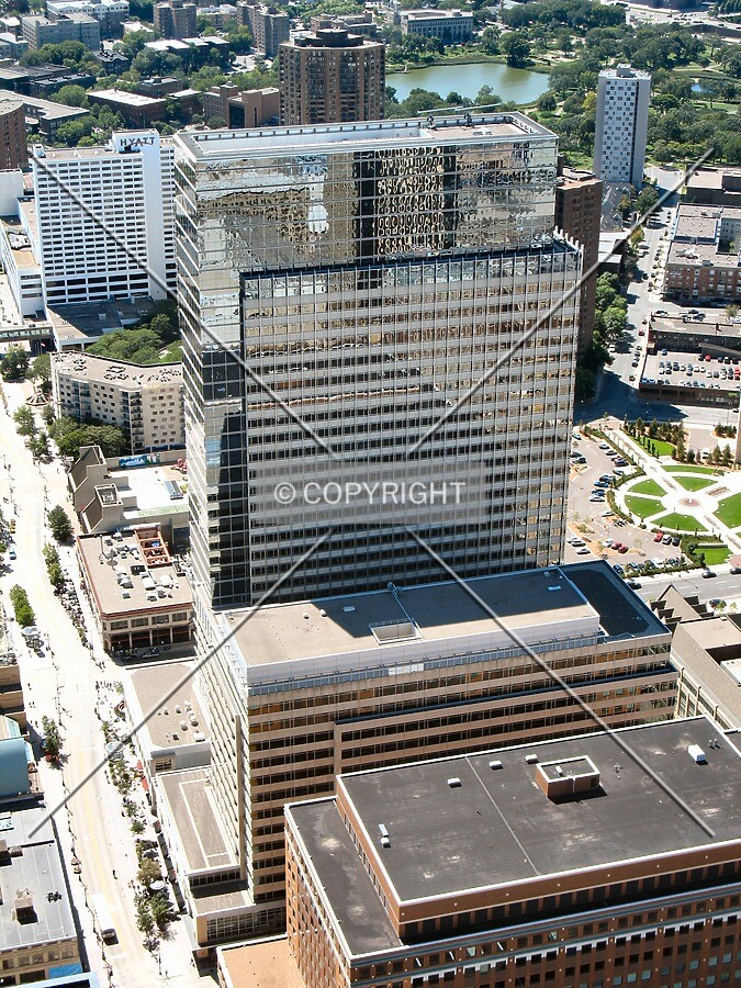View to the southwest from the IDS Tower roof