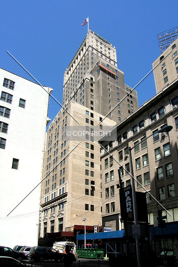 View from the southeast across Clinton Street