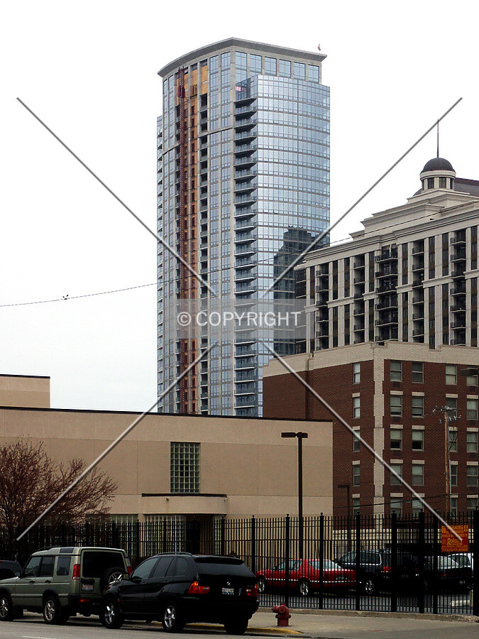 Looking northeast from Michigan Avenue