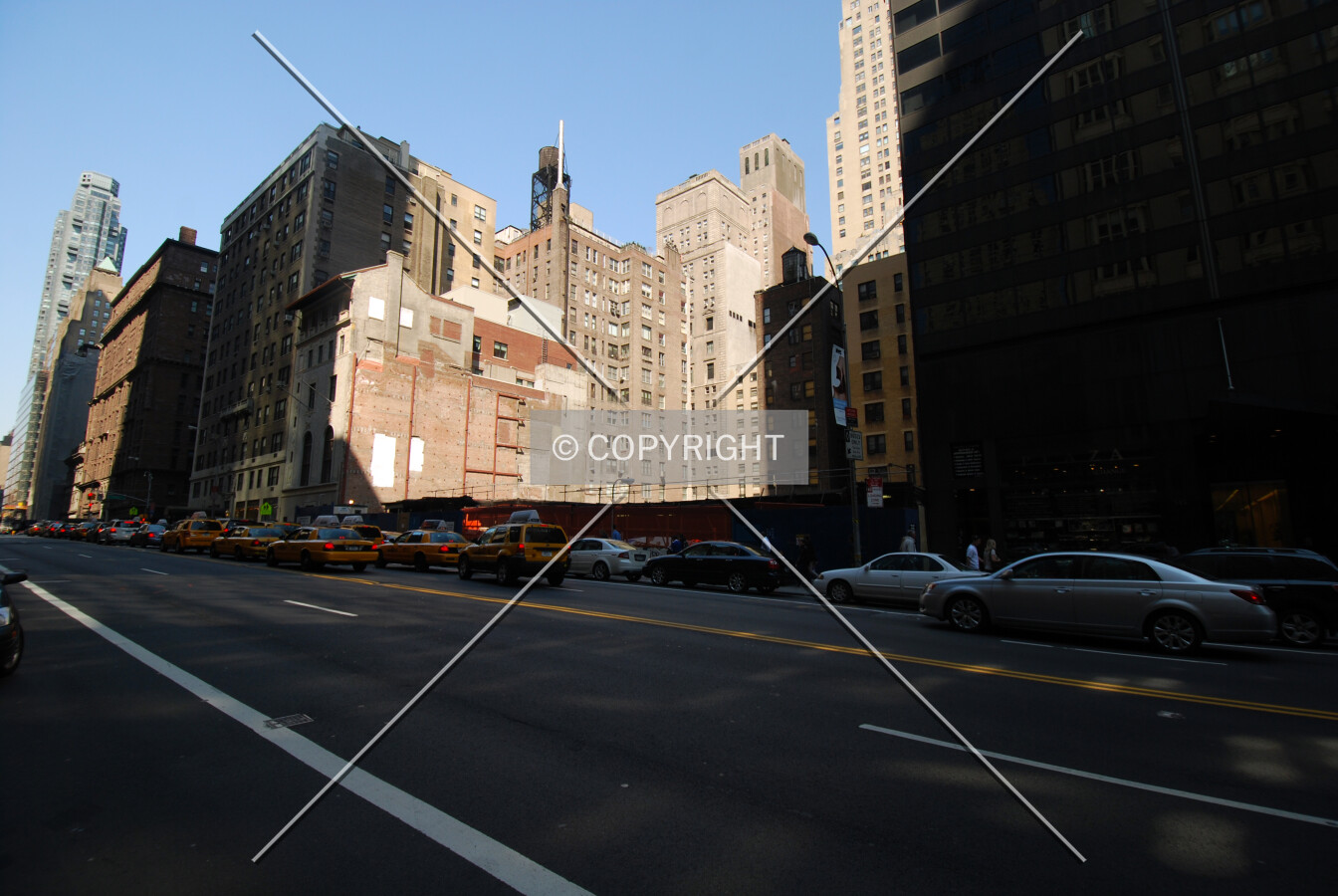 Viewed from the south along West 57th Street