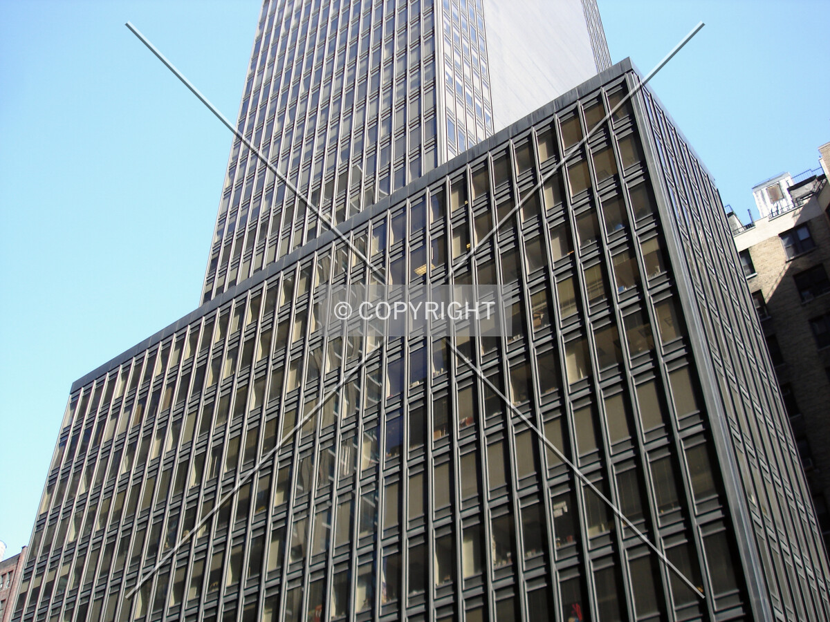 Facade of the lower section