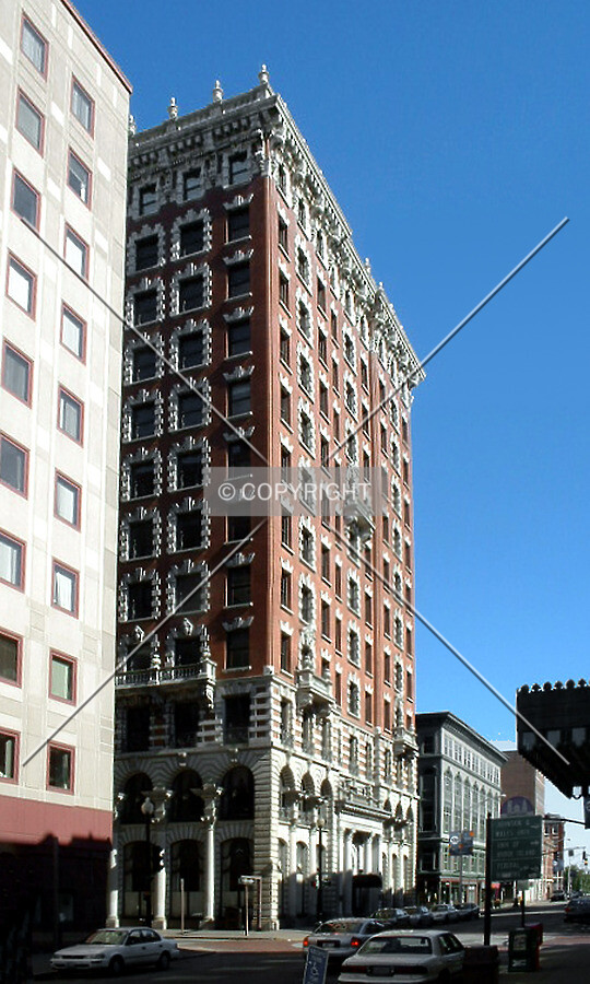 View from the northwest along Dorrance Street