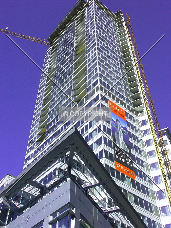 Straight-up from West Cordova Street
