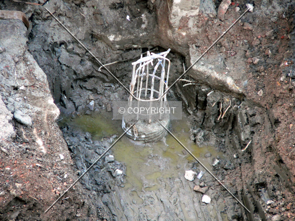 The top of a caisson