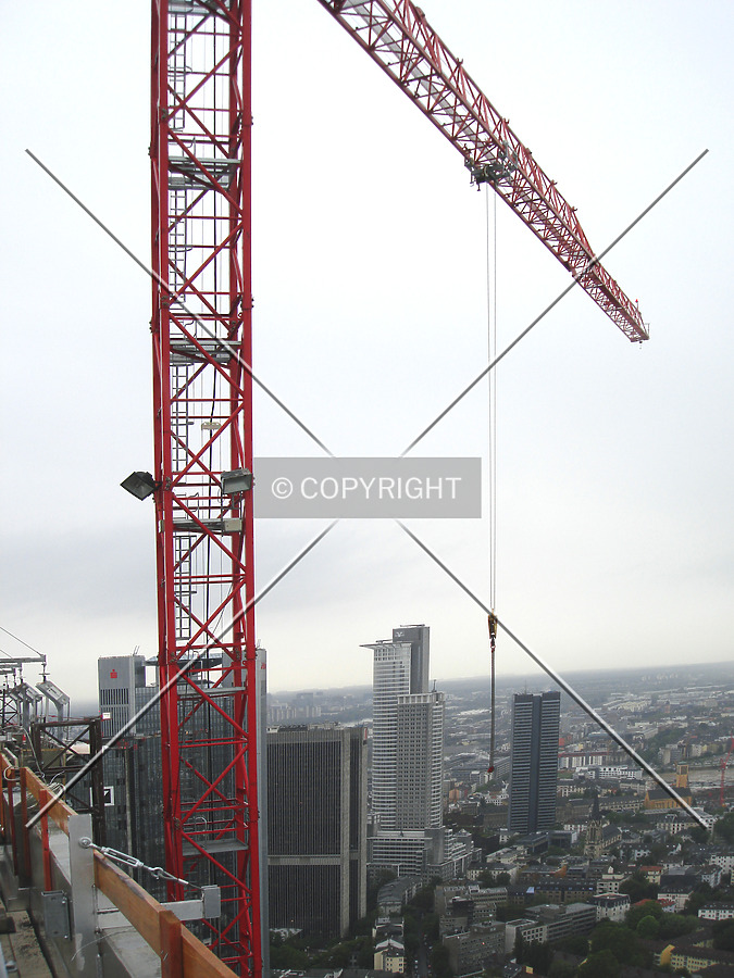 Highest part of the last crane standing