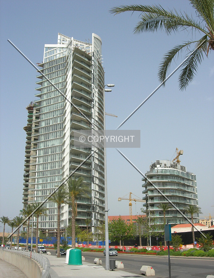 Viewed from the Beirut Marina