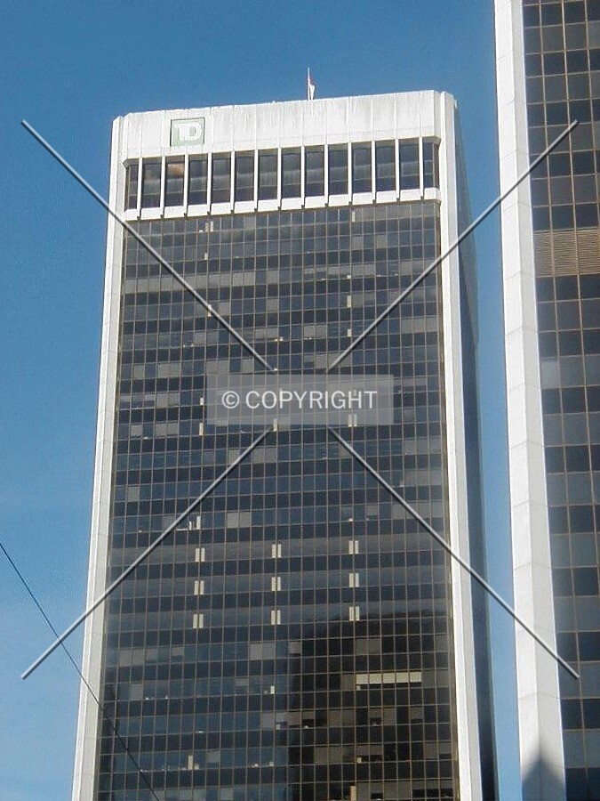 Top of the tower, east facade
