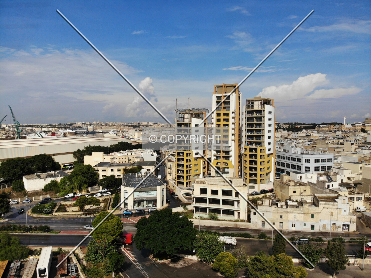 The A3 Towers complex in Paola (Malta)