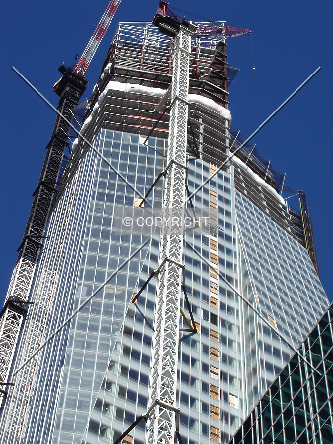 View of the upper floors from 42nd Street