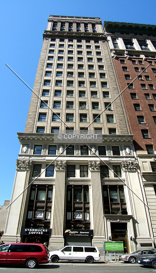 View from the southeast on Broadway