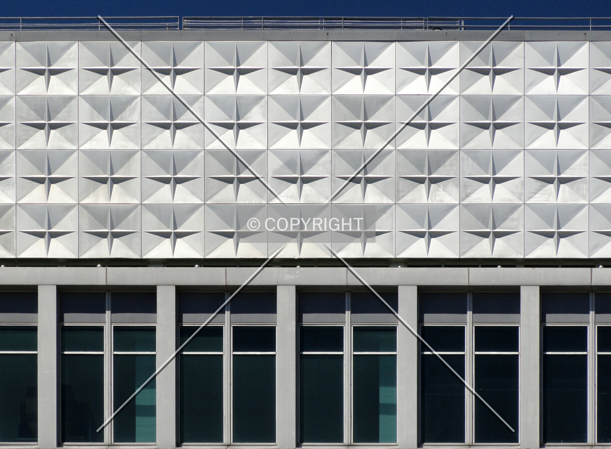 Upper facade detail