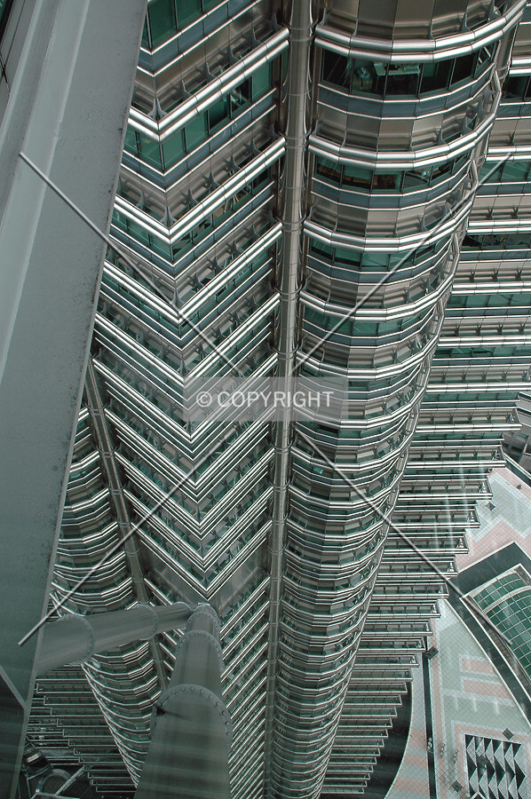 Looking down from the sky bridge