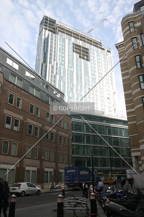View east looking up from Middlesex Street